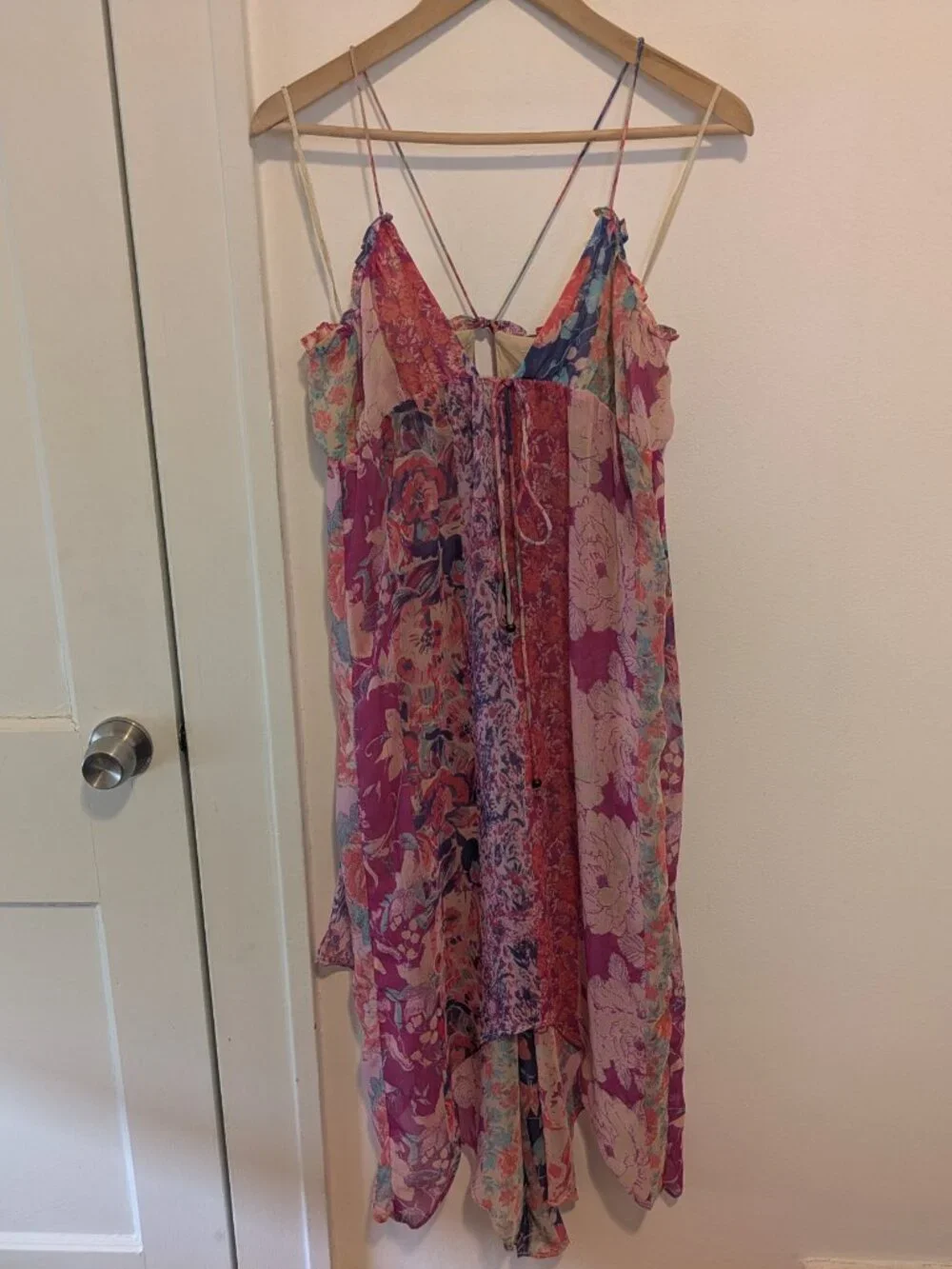Free People Pink All The Pretty Things Tunic Slip Dress - Picture 2 of 16